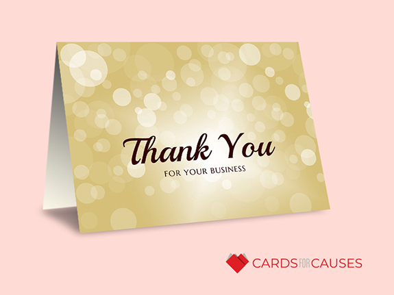 Shop For Your Business Thank You Card