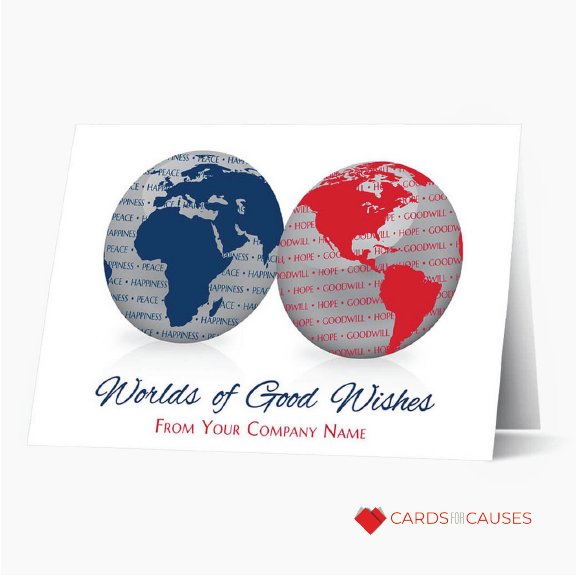 Worlds Of Good Wishes Christmas Card